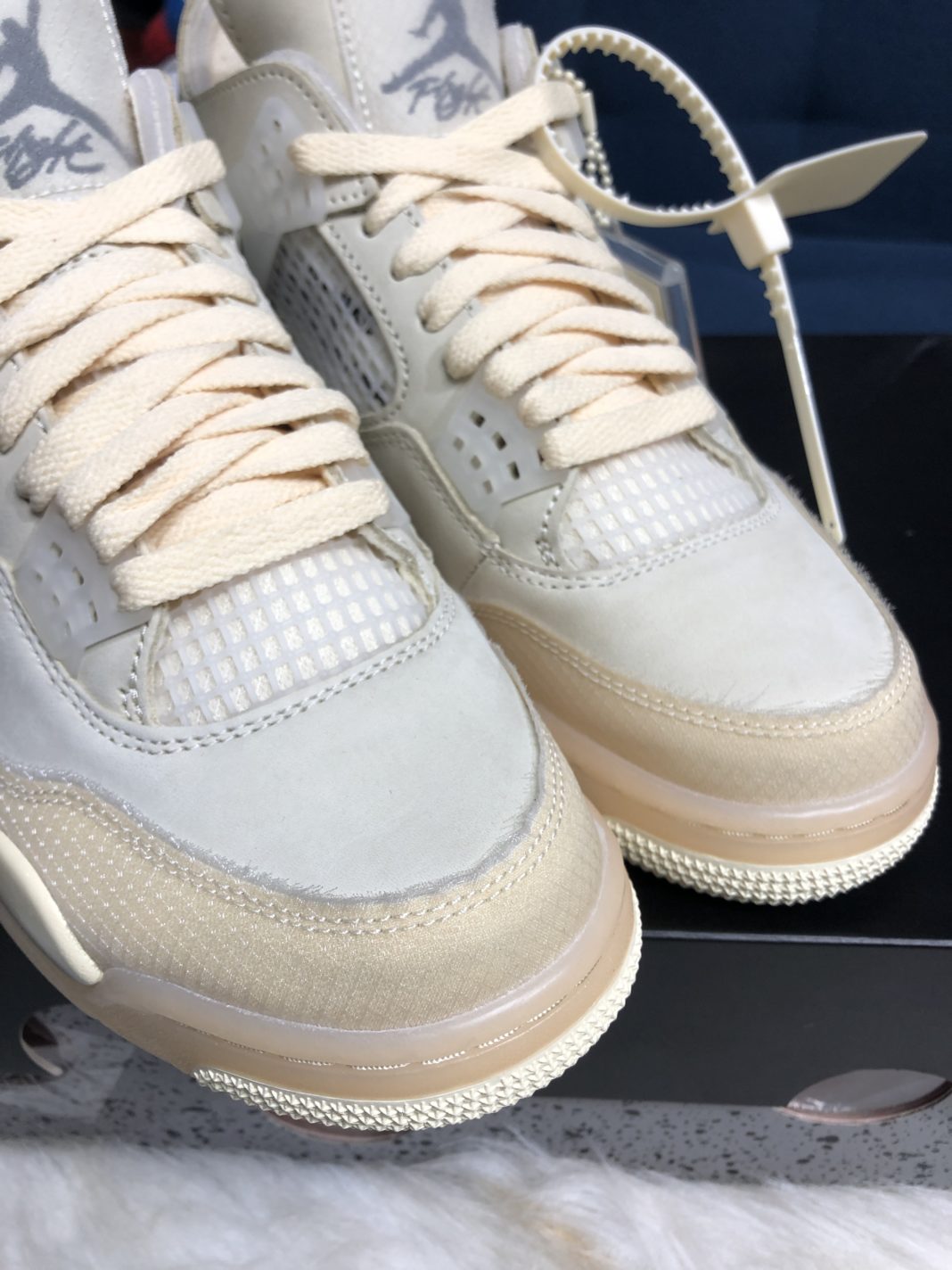 jordan 4 tan off white