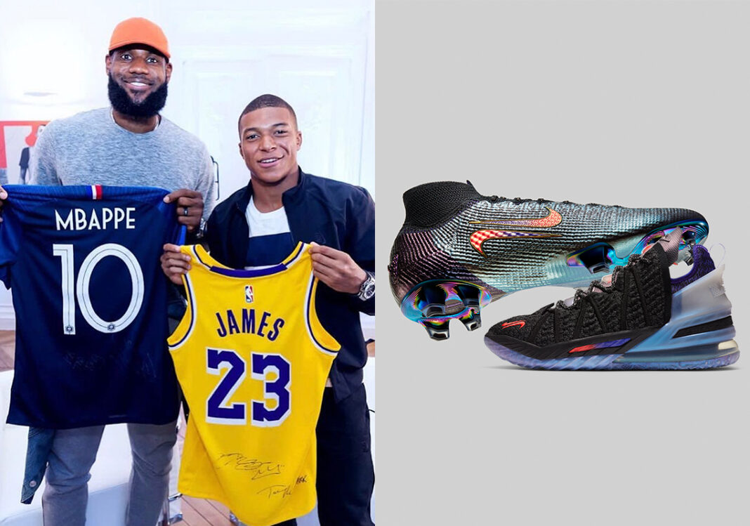 mbappe and lebron collab cleats