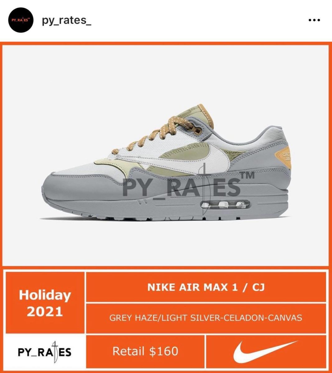 Travis Scott x Nike Air Max 1 