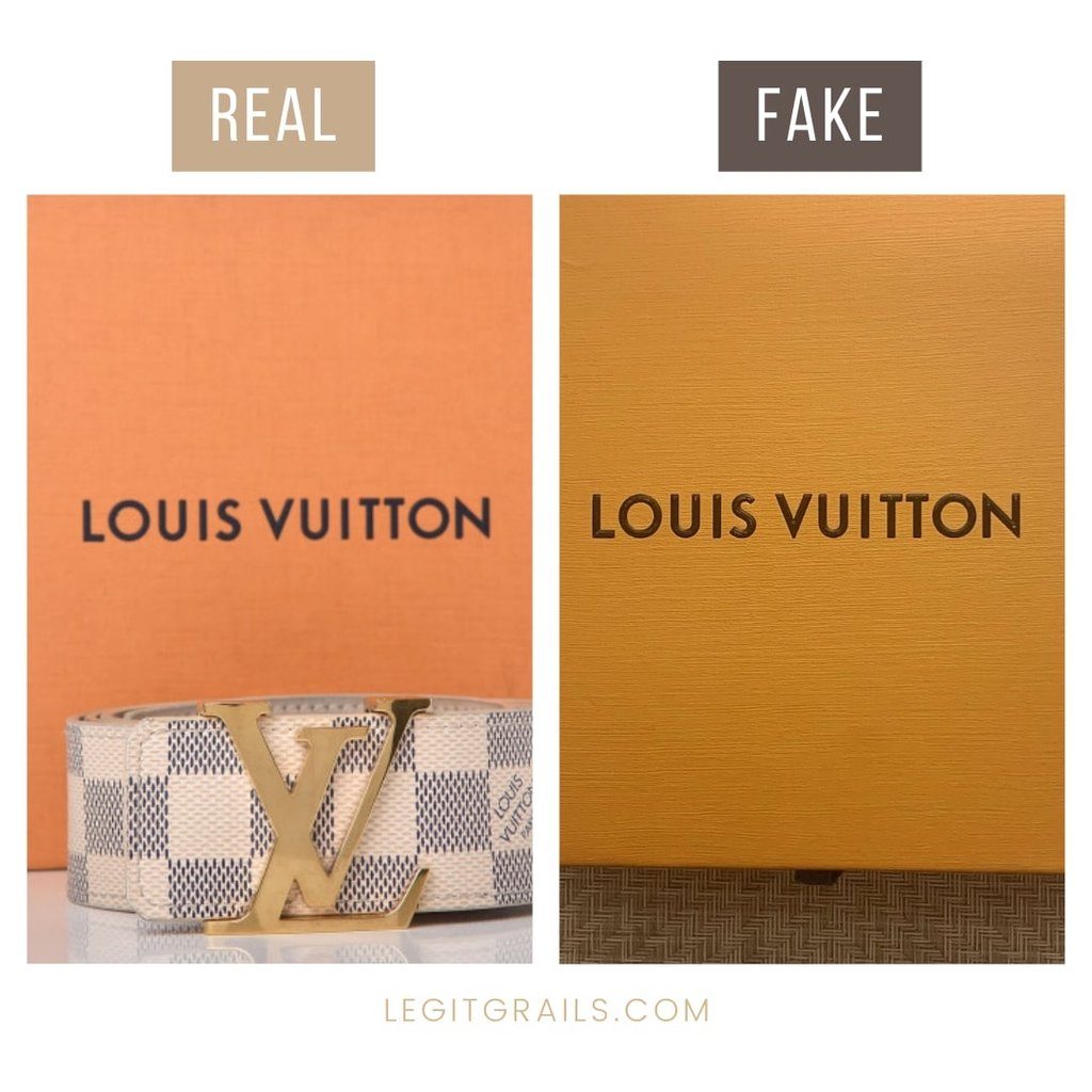 Hướng Dẫn Phân Biệt Thắt Lưng Louis Vuitton Initiales: Real VS Fake