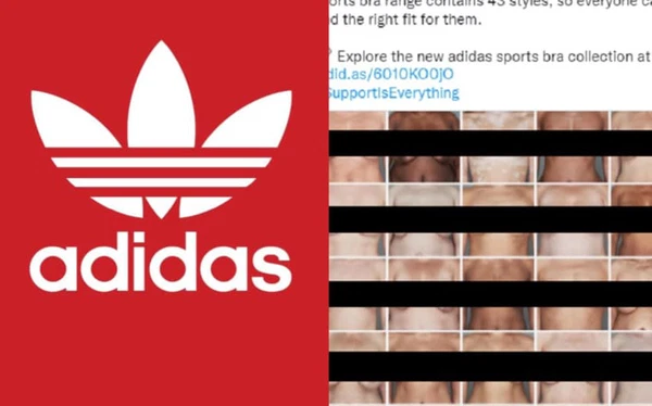 áo ngực thể thao của adidas