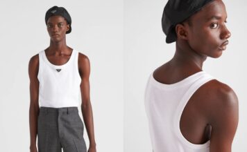 áo tank top Prada