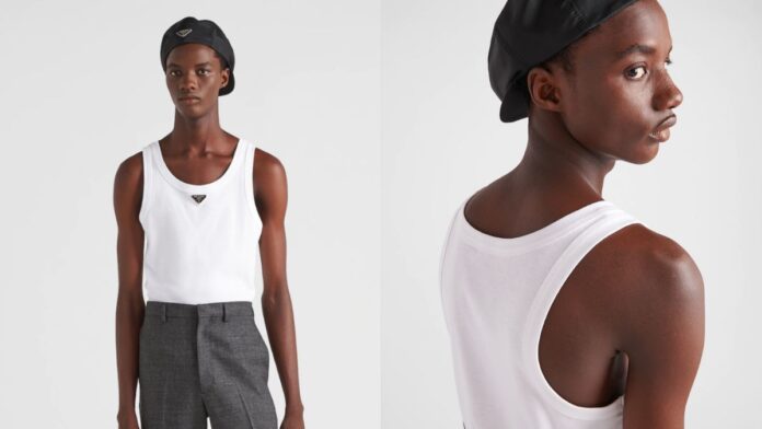 áo tank top Prada
