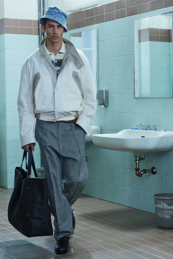 Dsquared2 Resort 2026 Menswear: hỗn loạn chốn học đường