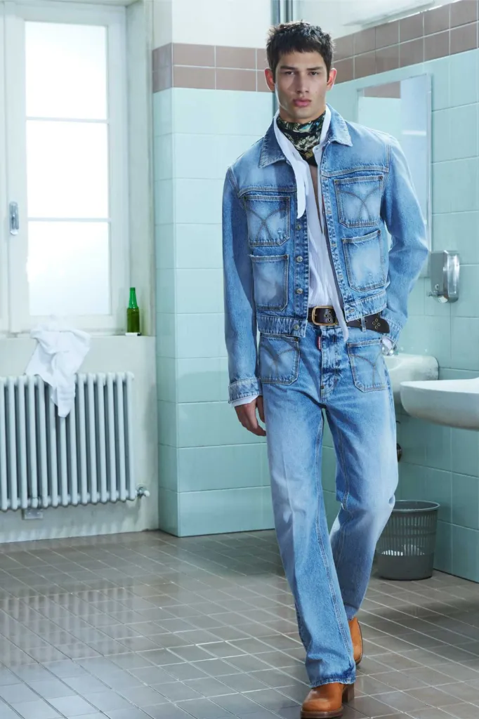 Dsquared2 Resort 2026 Menswear: hỗn loạn chốn học đường