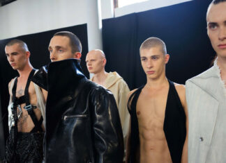 Rick Owens Spring 2026 Menswear : bản giao hưởng giữa hỗn loạn và tình yêu