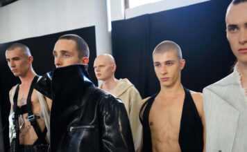 Rick Owens Spring 2026 Menswear : bản giao hưởng giữa hỗn loạn và tình yêu