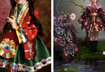 Mẫu váy Y Long của một thương hiệu Việt bị tố “mượn” hoạ tiết