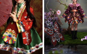 Mẫu váy Y Long của một thương hiệu Việt bị tố “mượn” hoạ tiết